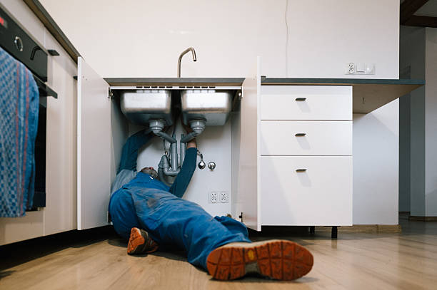 Professional Drain Cleaning technician working in Williams Bay, WI